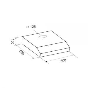 Hotte Casquette Inox CAP.60