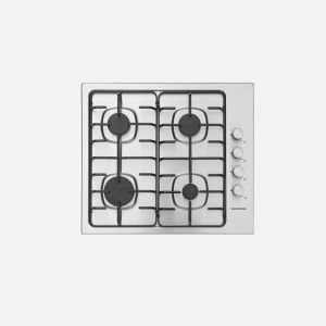 Plaque à gaz SILVERLINE 60cm 4 feux Inox (AS5378X01.FFD)