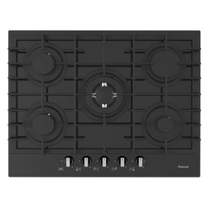 PLAQUE NOIR 5 FEUX FOCUS- F406B