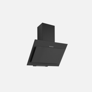 Hotte Décorative SILVERLINE 60cm Verre Noir