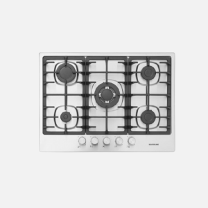 Plaque à gaz SILVERLINE 70cm 5 feux Inox AS5382X01