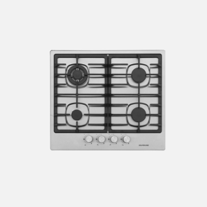 Plaque à gaz SILVERLINE 60cm 4 feux Inox (AS5381X01.FFD)
