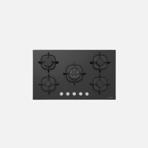 Plaque à gaz SILVERLINE 90cm 5 feux Noir