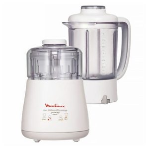 MINI HACHOIR MOULINEX DPA241 1000W - BLANC