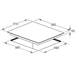 PLAQUE NOIR  FOCUS - TORNADO