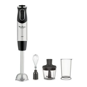 MIXEUR PLONGEANT MOULINEX QUICKCHEF 3EN1 1000 WATTS - INOX