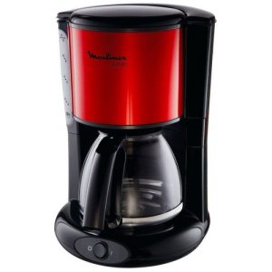 CAFETIÈRE MOULINEX SUBITO 15 TASSES - ROUGE&NOIR